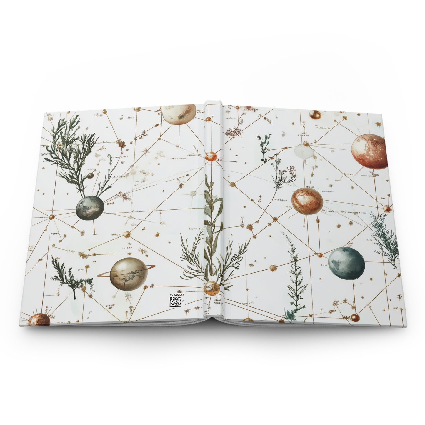 planets plants hardcover journal