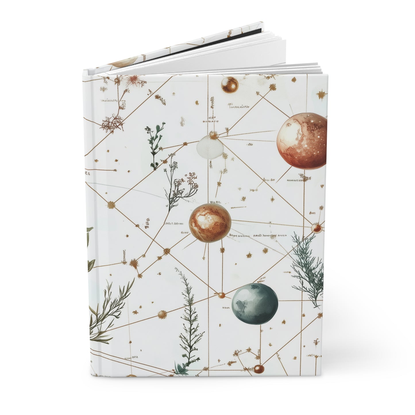 planets plants hardcover journal