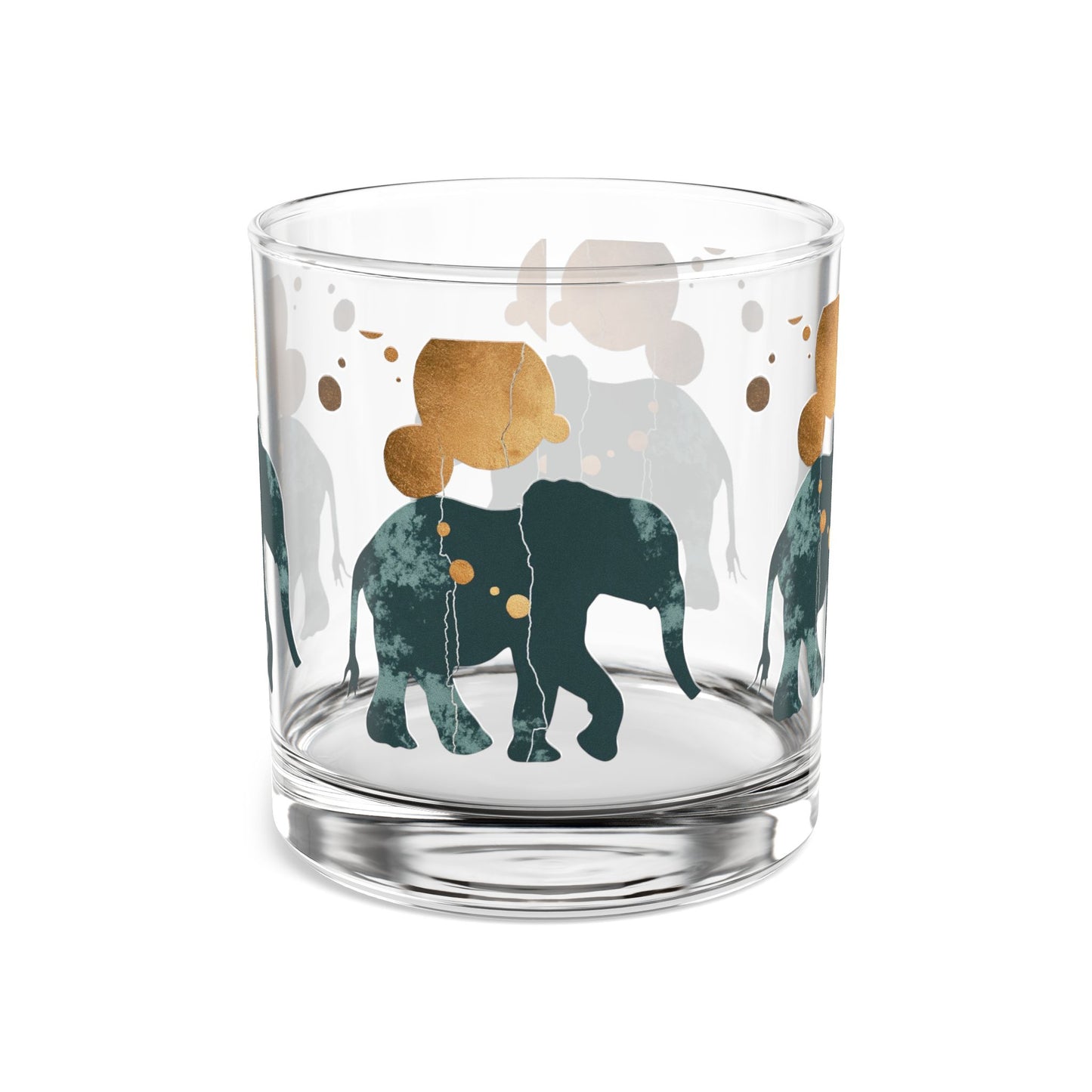 lucy elephant "haati" beverage glasses - 10oz Set of 4