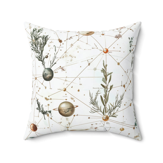 tina - planets throw pillow - 20"x20" with insert