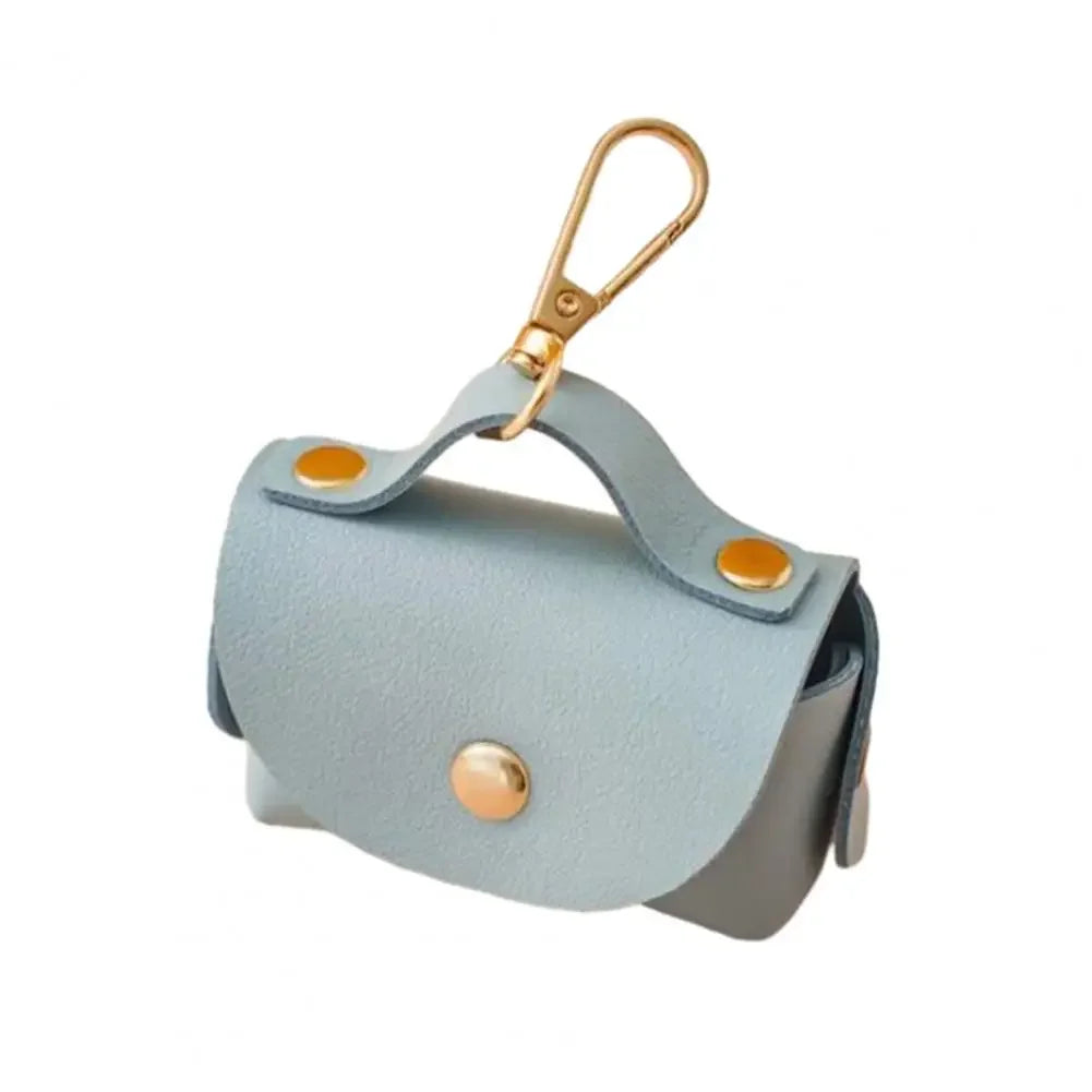 Stylish Pet Bag Holder Faux Leather Pet Poop Bag Holder with Dispenser